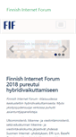 Mobile Screenshot of internetforum.fi